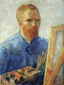 Autorretrato como artista Vincent van Gogh